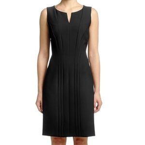Boss Hugo Boss Daladi LBD Little Black sleeveless dress sheath dress 8